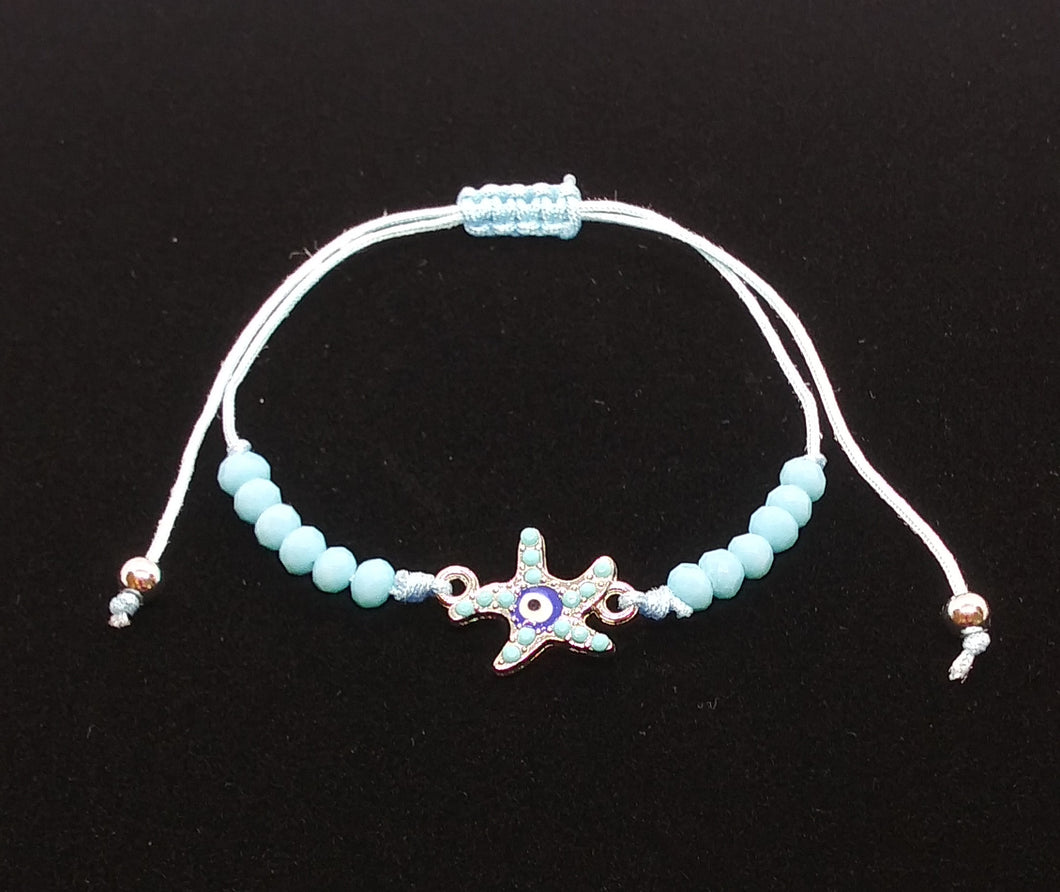 D. JJ EVIL EYE STARFISH TURQUOISE