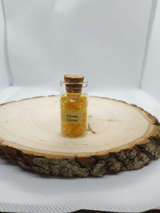 1b. CITRINE STONES WITH WHITE SAGE