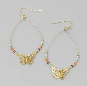 JJ BUTTERFLY EARRINGS